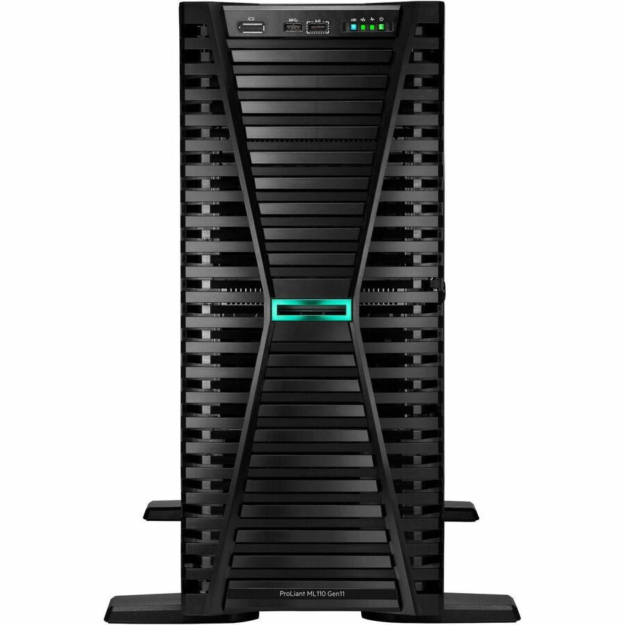HPE SMART CHOICE ProLiant ML110 G11 4.5U Tower Server - 1 x Intel Xeon Silver 4514Y 2 GHz - 64 GB RAM - 1.92 TB SSD - (2 x 960GB) SSD Configuration - Serial ATA, Serial Attached SCSI (SAS) Controller HPE SMART CHOICE ProLiant ML110 G11 4.5U Tower Server - 1 x Intel Xeon Silver 4514Y 2 GHz - 64 GB RAM - 1.92 TB SSD - (2 x 960GB) SSD Configuration - Serial ATA, Serial Attached SCSI (SAS) Controller